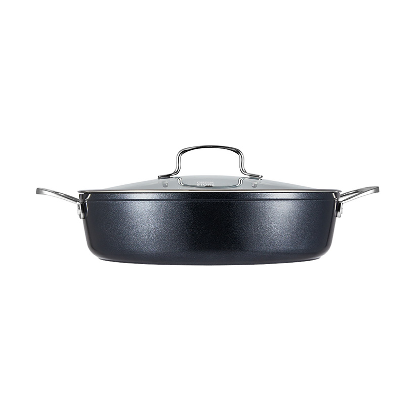 Cuisine::pro® GREEN STONE™ 6.1 Qt. Ultimate Pan with lid