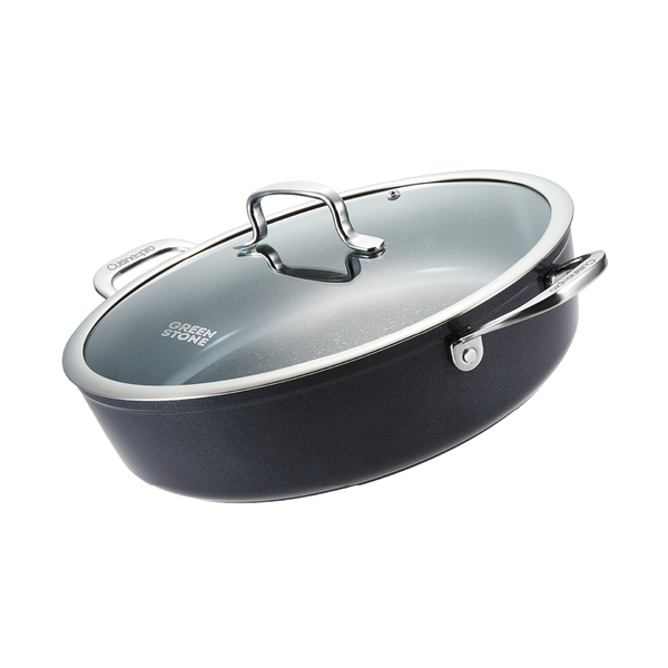 PRO CHEF GN PAN ステンレススチール 18/8 1/6x150mm Cuisine::pro® GREEN STONE™ 6.1 Qt. Ultimate Pan with lid