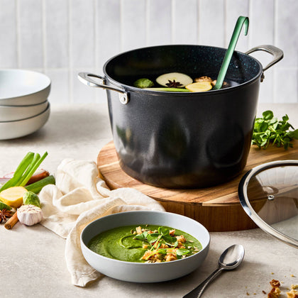 Cuisine::pro® GREEN STONE™ 8.5 Qt. Stockpot with lid