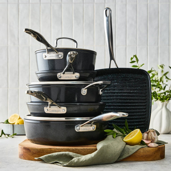 Cuisine::pro® GREEN STONE™ 9-Piece Cookset