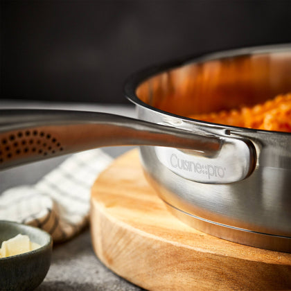 Cuisine::pro® iD3® SS 3.5 Qt. Sauté Pan with Lid