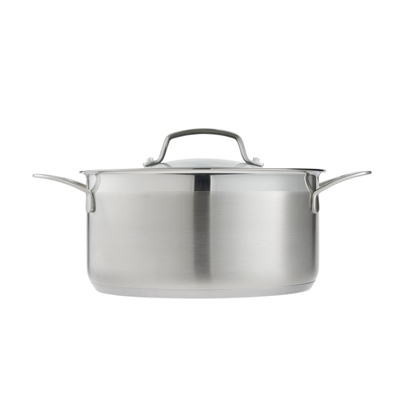 Cuisine::pro® iD3® SS 5 Qt. Casserole Pan with Lid - hover