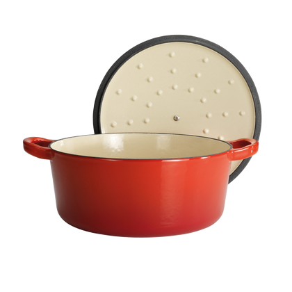 Cuisine::pro® LE CONNOISSEUR™ 6.6 Qt. Round French Oven with a self-basting lid for perfect cooking.