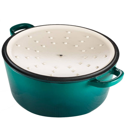 Cuisine::pro® LE CONNOISSEUR™ 6.6 Qt. Round French Oven with self-basting lid for optimal cooking.