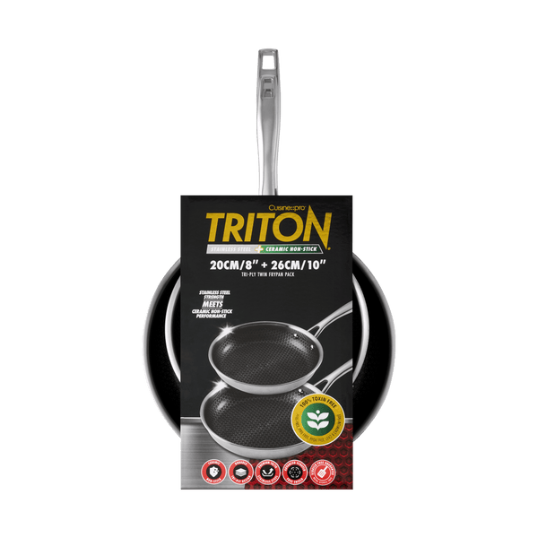 Cuisine::pro® Triton Twin Frypan 8