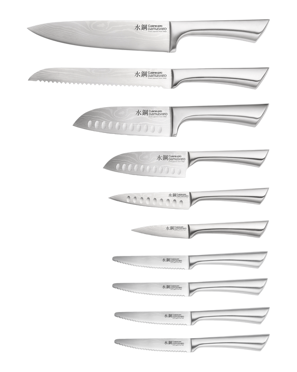 Cuisine::pro® Damashiro® Kinzoku 7-Piece Knife Block + 4 Bonus Steak Knives - hover