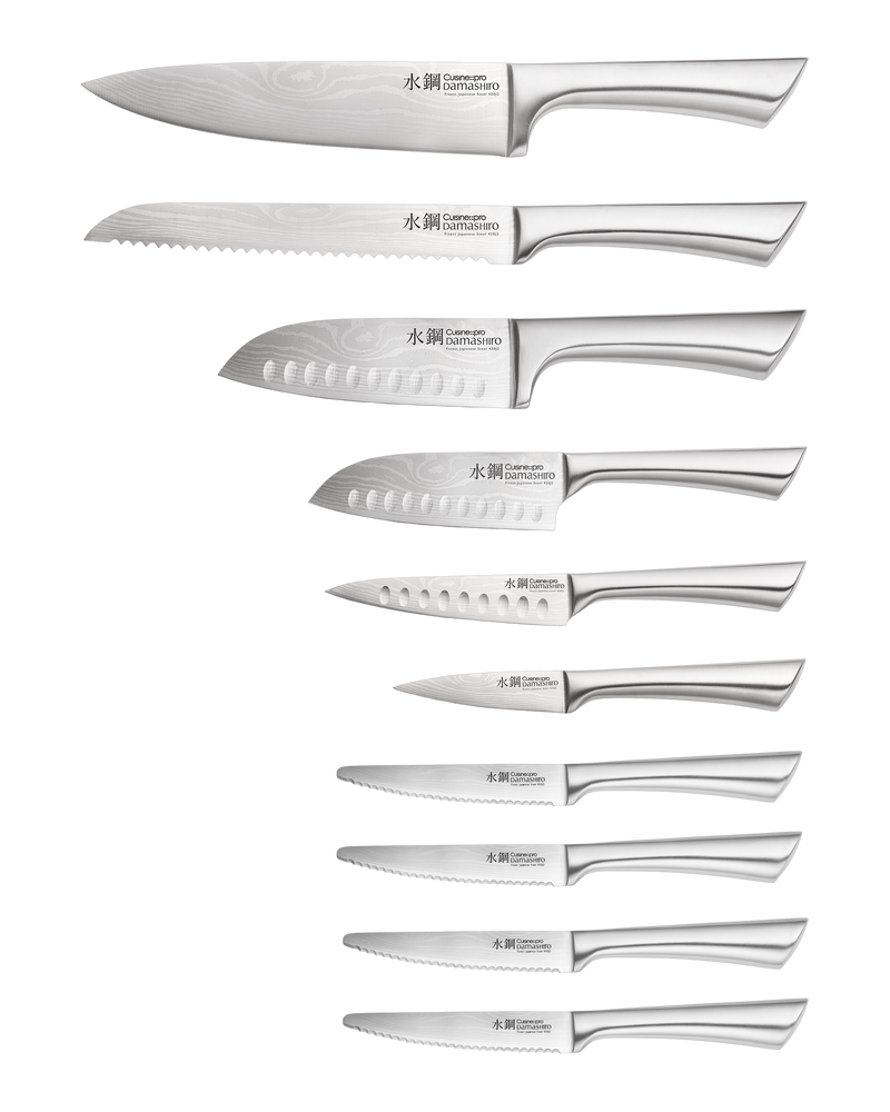 Cuisine::pro® Damashiro® Kinzoku 7-Piece Knife Block + 4 Bonus Steak Knives - hover
