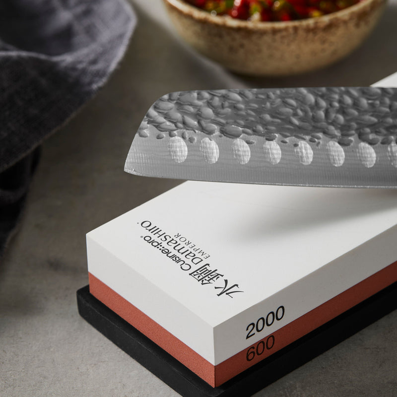 Cuisine::pro® Damashiro EMPEROR® Double-Sided Grit Whetstone 600/2000 - hover
