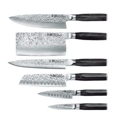 Cuisine::pro® Damashiro EMPEROR®  Hikari Knife Block 7 Piece
