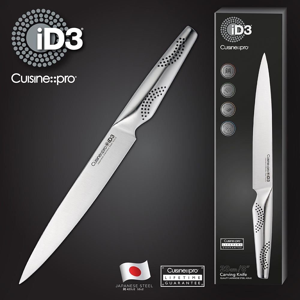 Cuisine::pro ID3 Black Samurai 8 Carving Knife