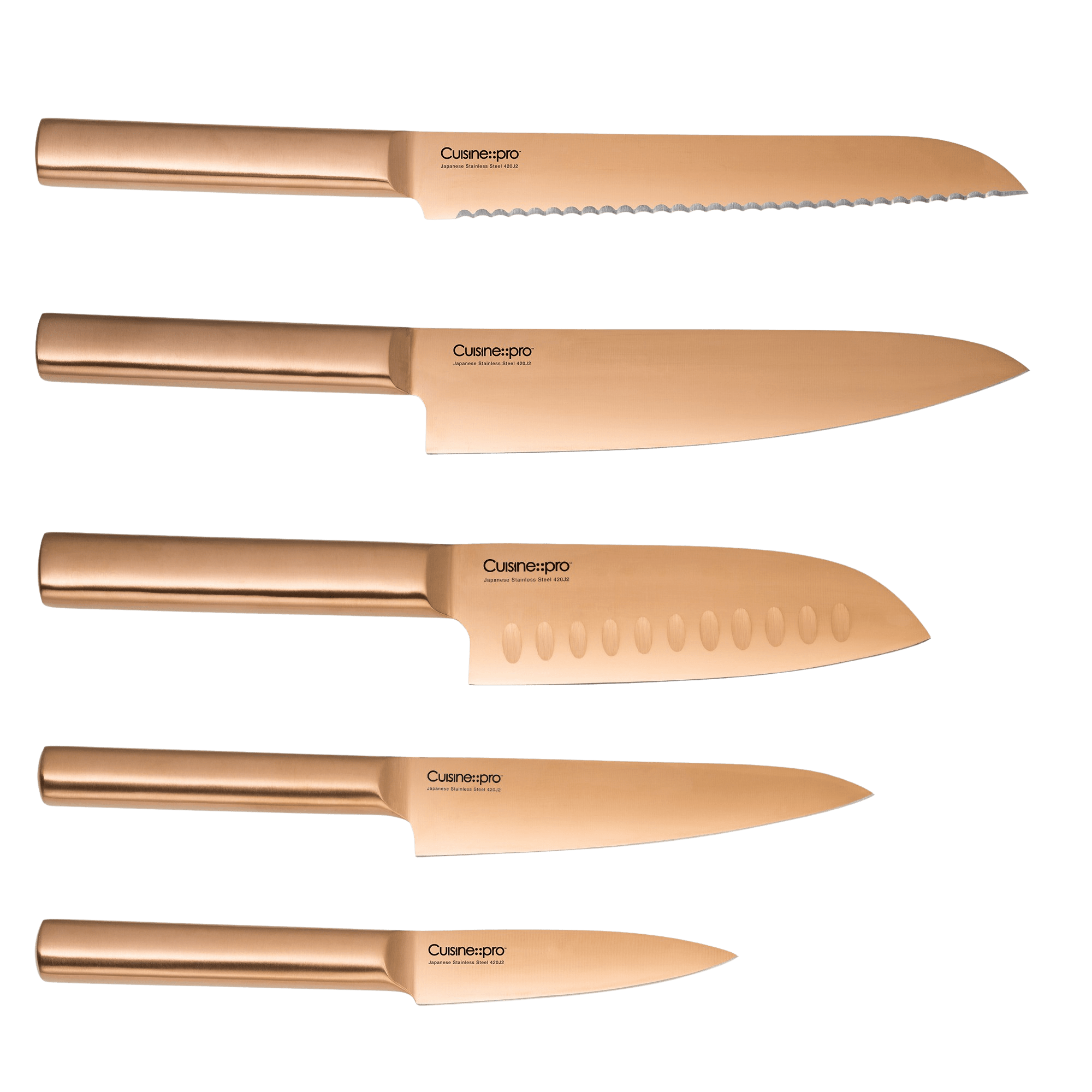 Cuisine::pro® Daisho™ Nara 6 Piece Knife Block Copper – Cuisine::pro® USA