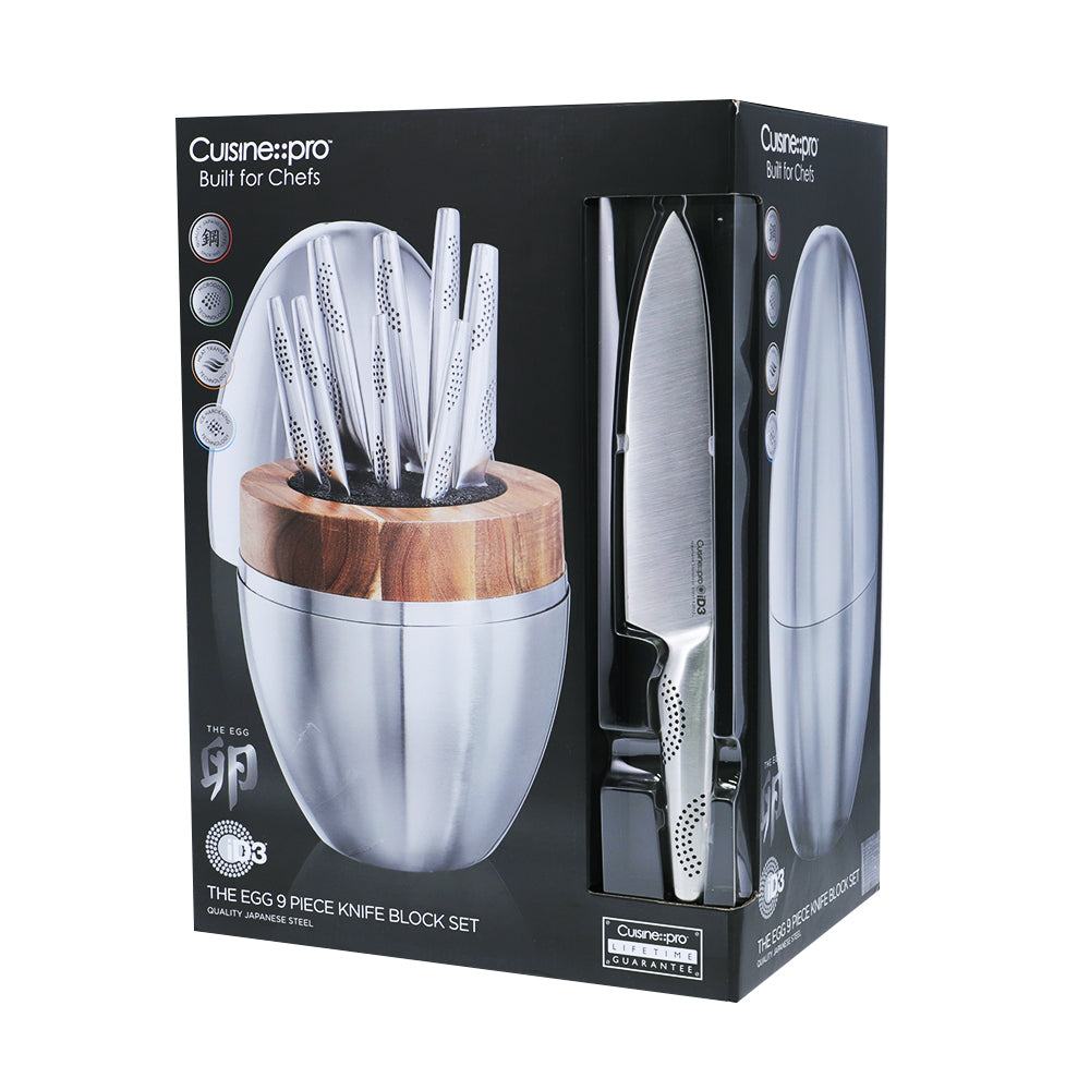 Cuisine::pro SABRE 9-Piece Stainless Steel Knife Set with Knife